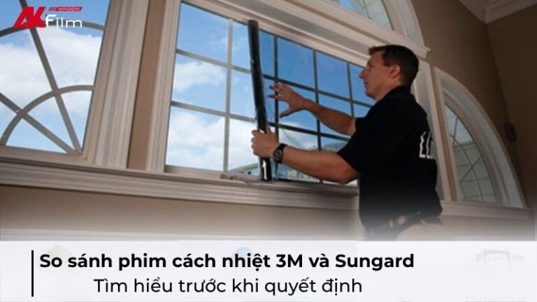 So Sánh Phim Cách Nhiệt 3M và SunGard