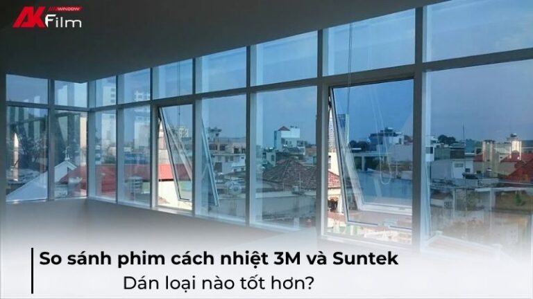 So sánh phim cách nhiệt 3M và SunTek