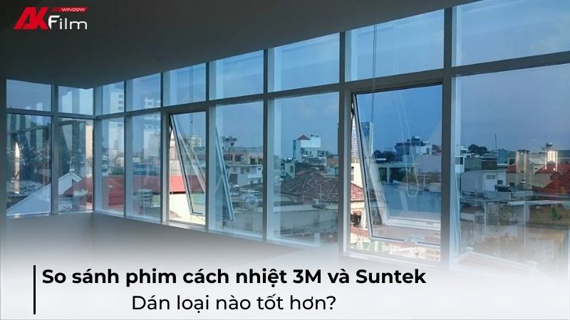 So sánh phim cách nhiệt 3M và SunTek