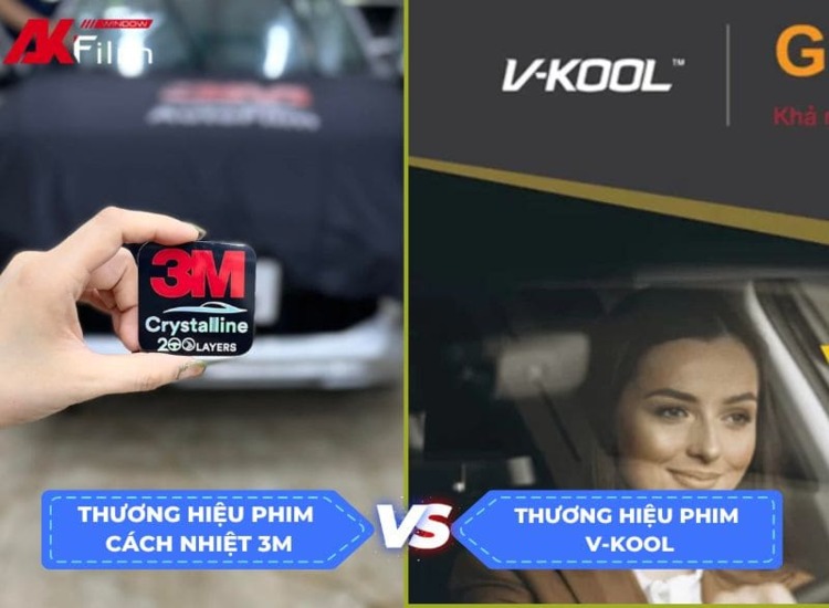 So sánh thương hiệu 3M và Vkool