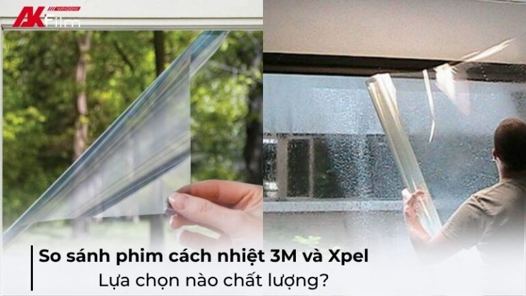 So sánh phim cách nhiệt 3M và Xpel