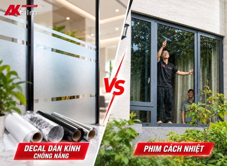 Decal chống nắng và phim cách nhiệt khác biệt về công năng và hiệu quả sử dụng